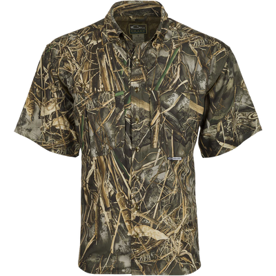 Drake Vented Wing Shooters Shirt Short Sleeve