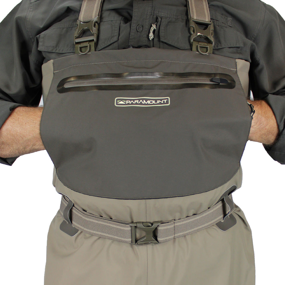 Fishing Wader Pass through chest pocket