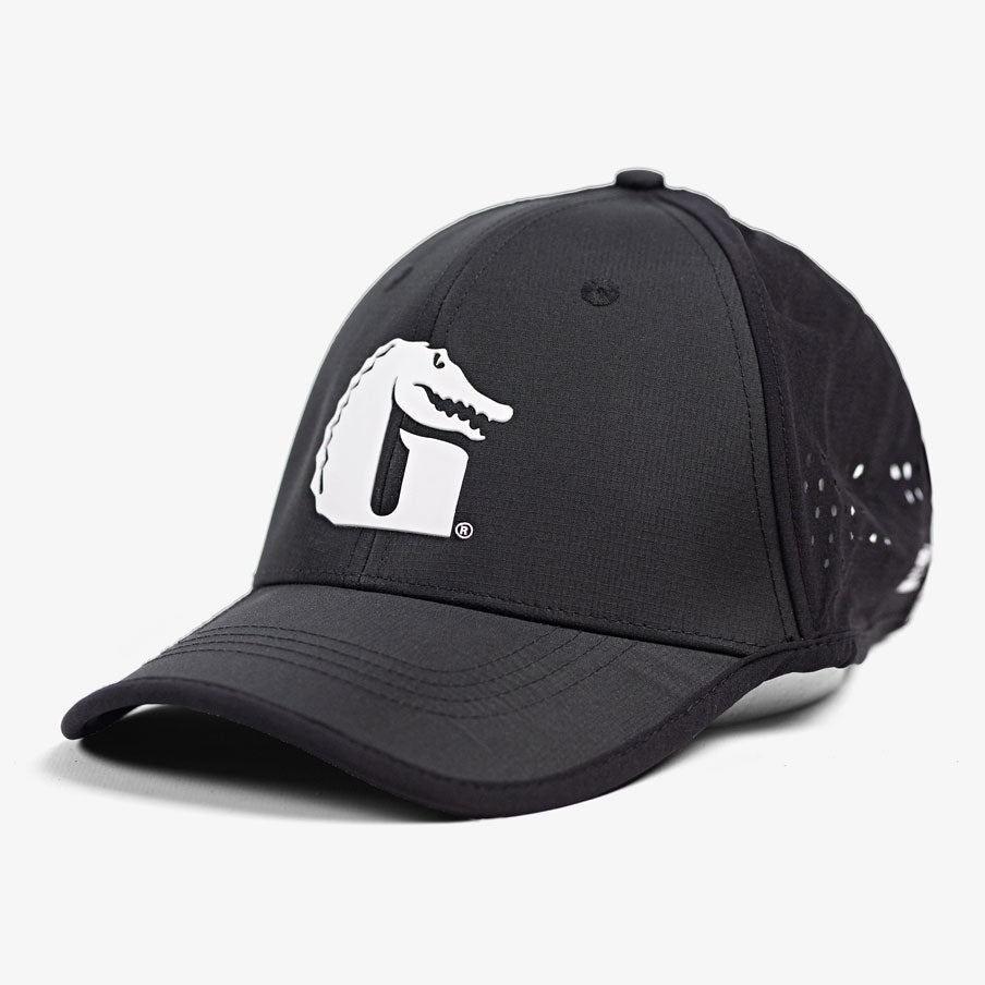 Gator Wader Vent Hat | Black & White