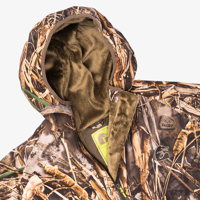 Gator Wader Waterproof 1/2 Zip Bog Hoodie | Mens - Realtree Max-7