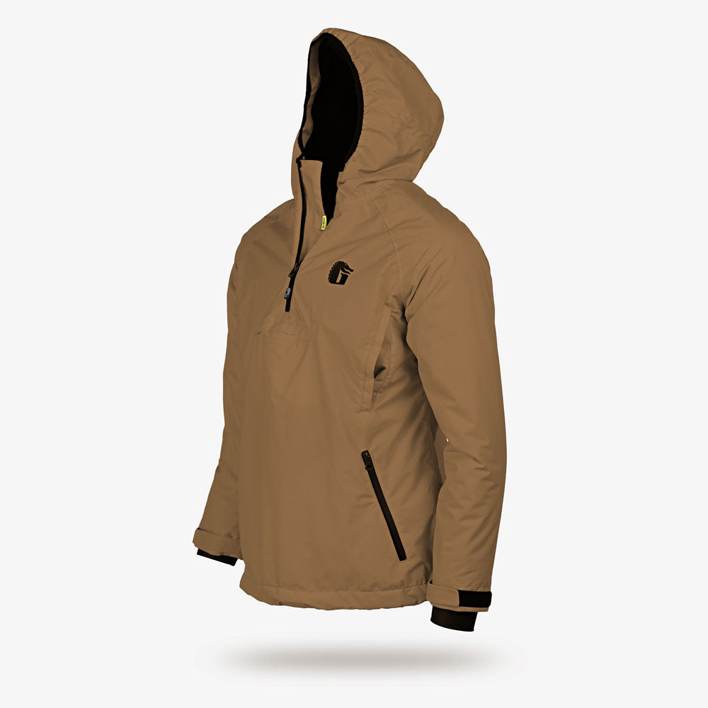 Gator Wader Waterproof 1/2 Zip Bog Hoodie | Mens - Dirt