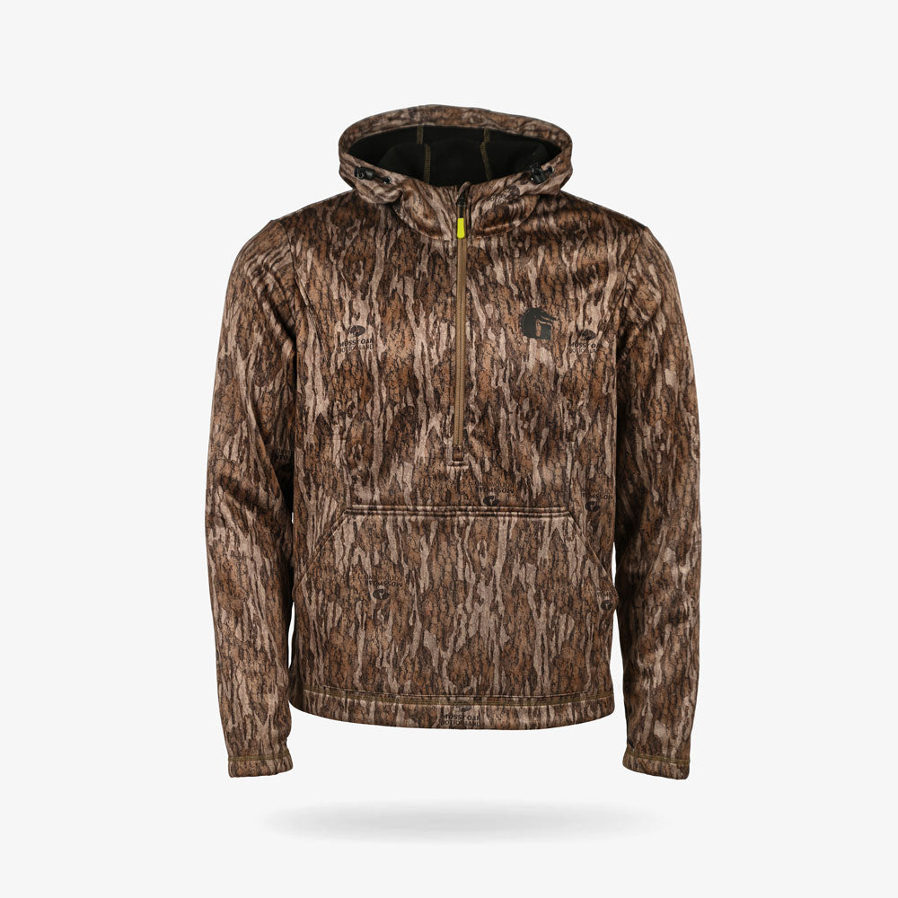 Gator Wader Catahoula 1/2 Zip Hoodie | Mens - Mossy Oak Bottomland