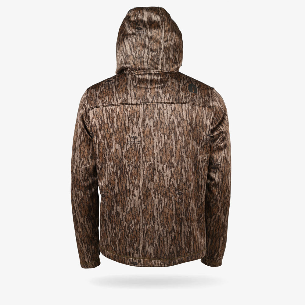 Gator Wader Catahoula 1/2 Zip Hoodie | Mens - Mossy Oak Bottomland