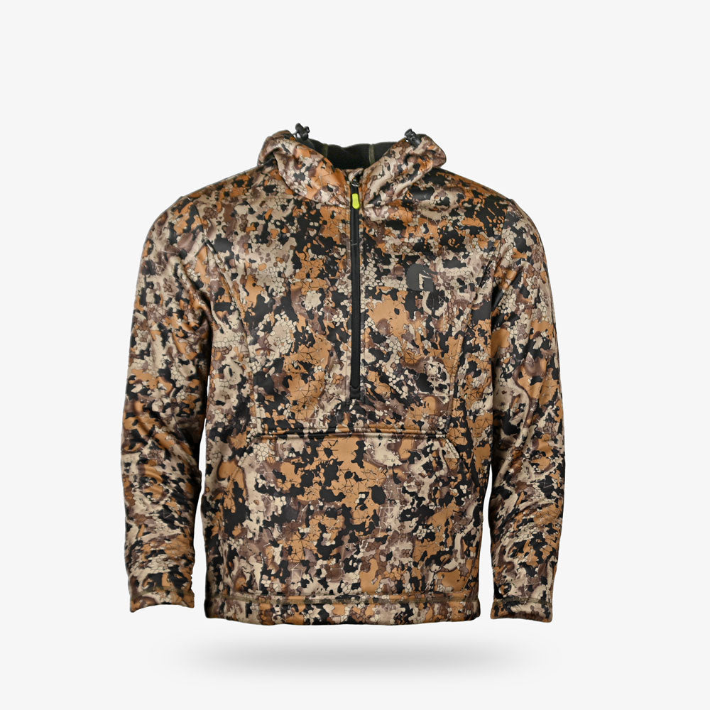 Gator Wader Catahoula 1/2 Zip Hoodie | Mens - 7 Brown