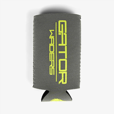 Gator Wader Slim Koozie | Charcoal