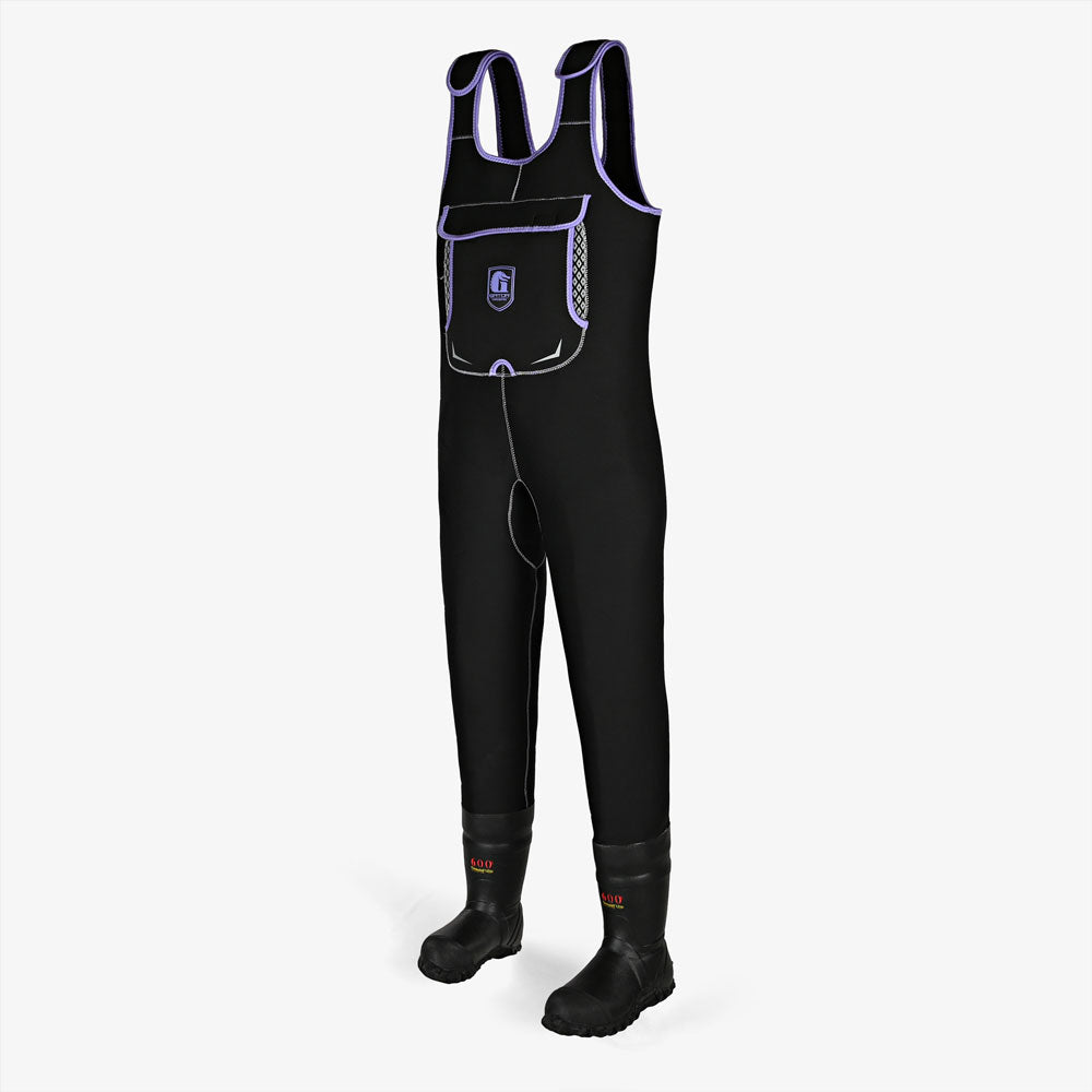 Gator Wader Retro Waders | Womens - Black/Purple