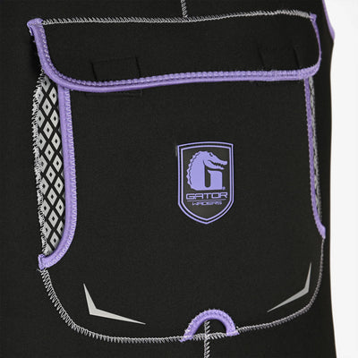 Gator Wader Retro Waders | Womens - Black/Purple