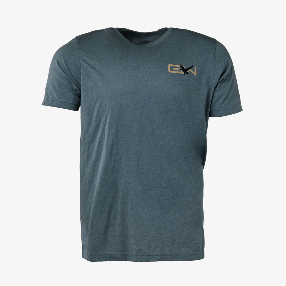 Gator Wader Shell Box Graphic Tee | Heather Slate