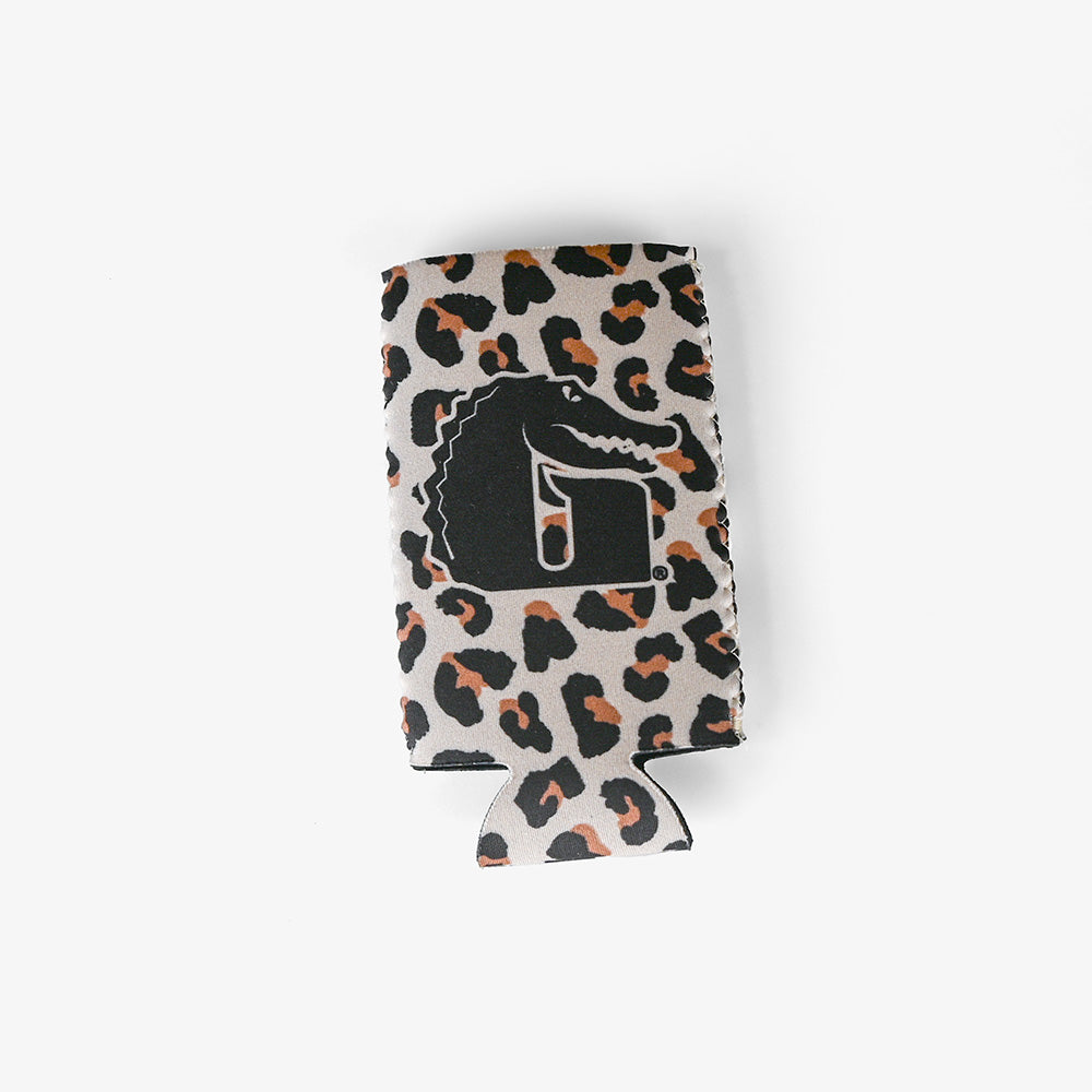 Gator Wader Slim Koozie | Leopard