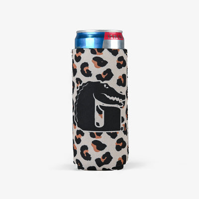 Gator Wader Slim Koozie | Leopard