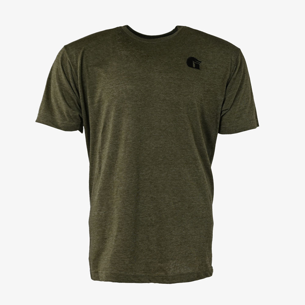 Gator Wader Woodland Shield Graphic Tee | Military Green