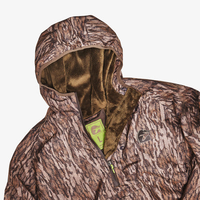 Gator Wader Waterproof 1/2 Zip Bog Hoodie | Mens - Mossy Oak Bottomland