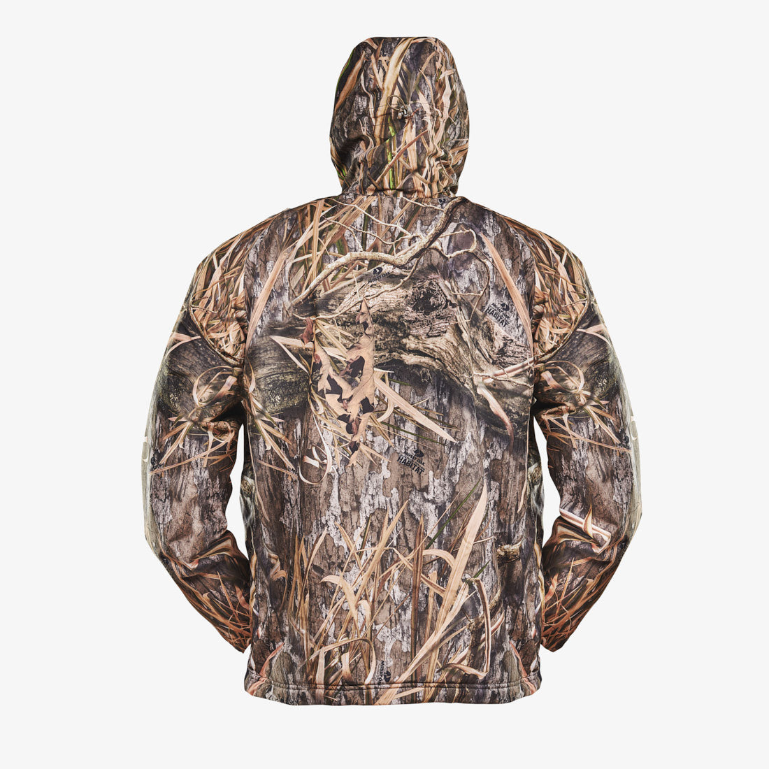 Gator Wader Waterproof 1/2 Zip Bog Hoodie | Mens - Mossy Oak Habitat