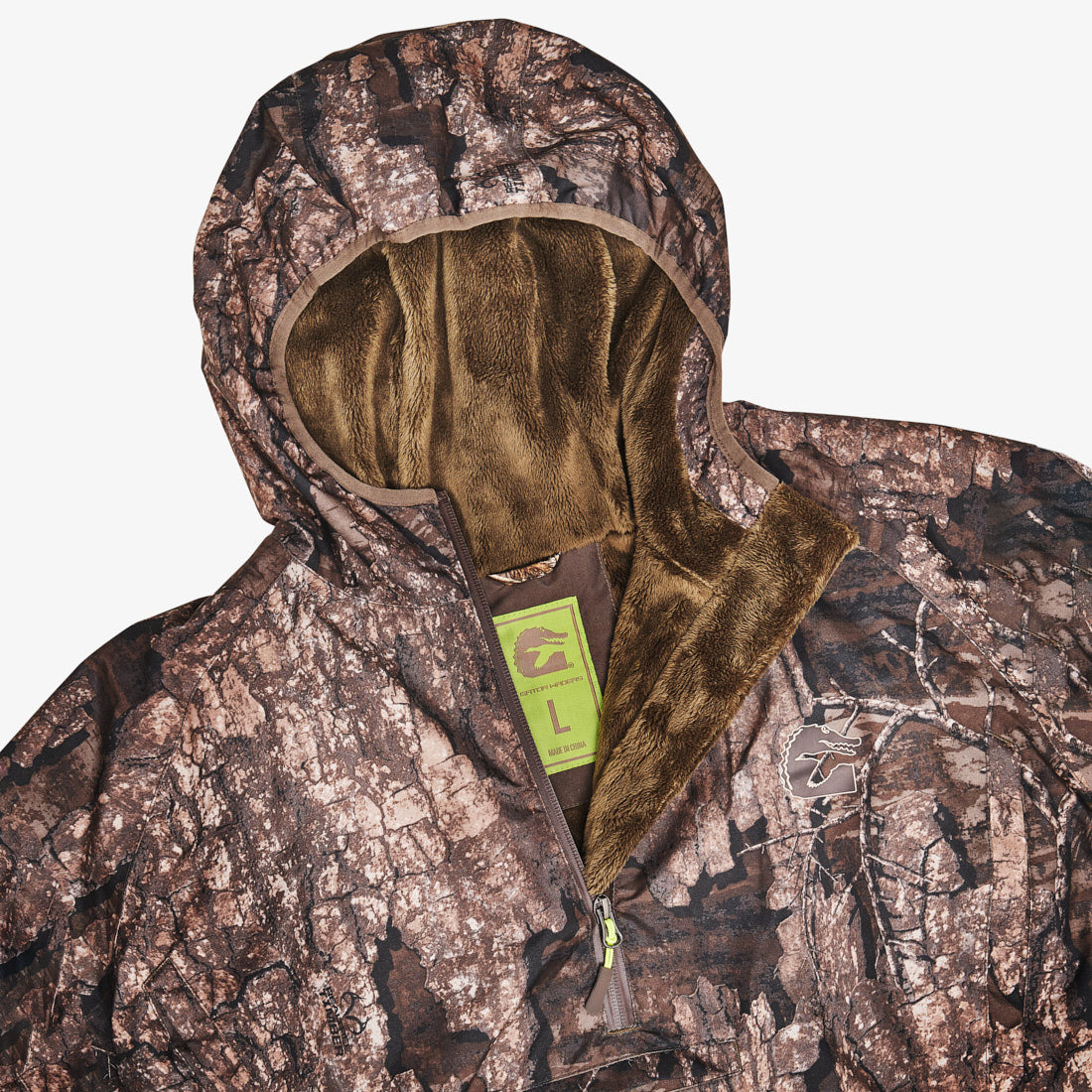 Gator Wader Waterproof 1/2 Zip Bog Hoodie | Mens - Realtree Timber