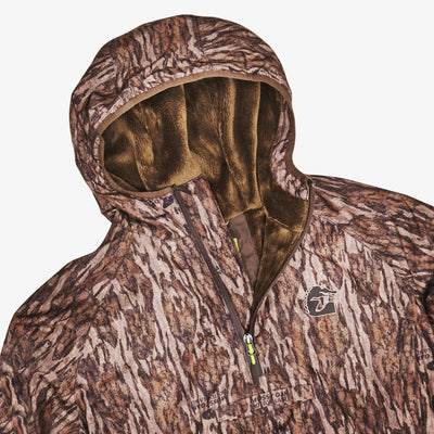 Gator Wader Waterproof 1/2 Zip Bog Hoodie | Womens - Mossy Oak Bottomland