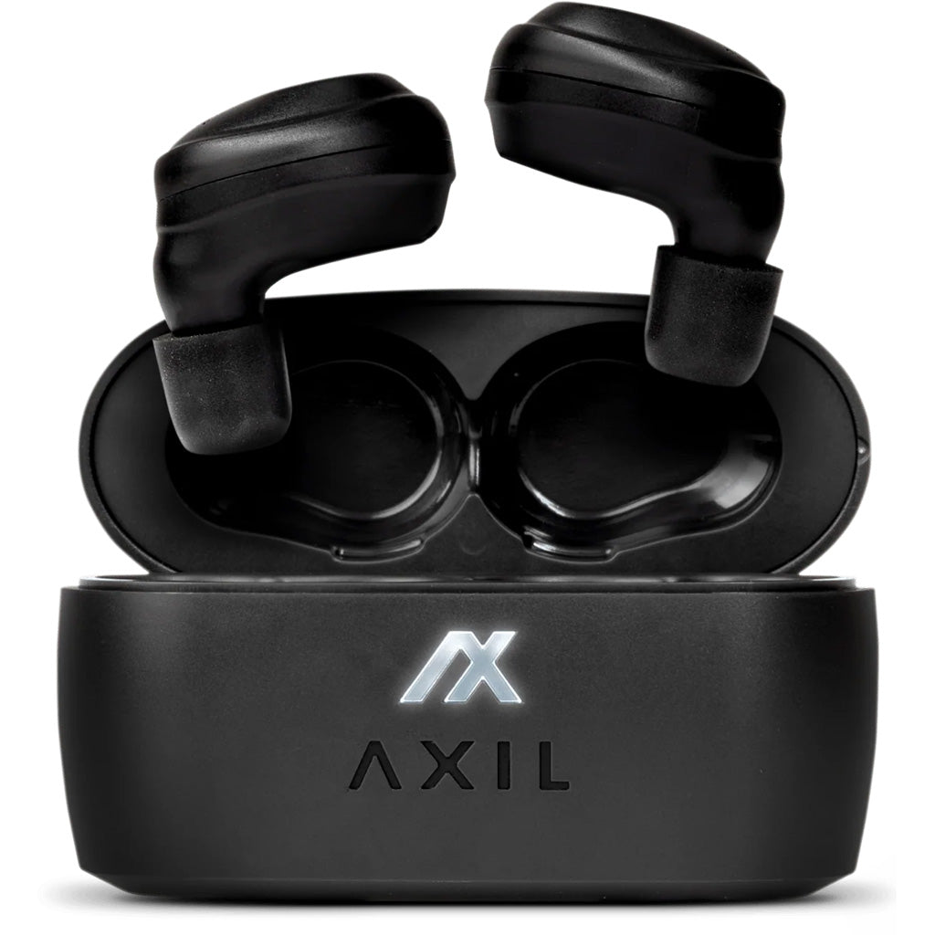 Axil Xcor Wireless Tactical Earbuds W/ Touch Controls & Bluetooth Black