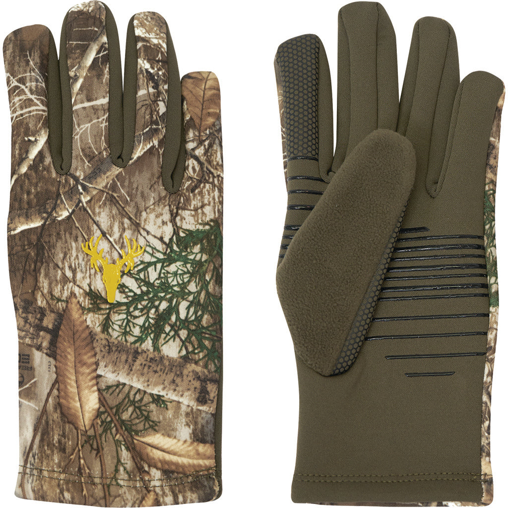 Hot Shot Hawktail Youth Gloves Realtree Edge