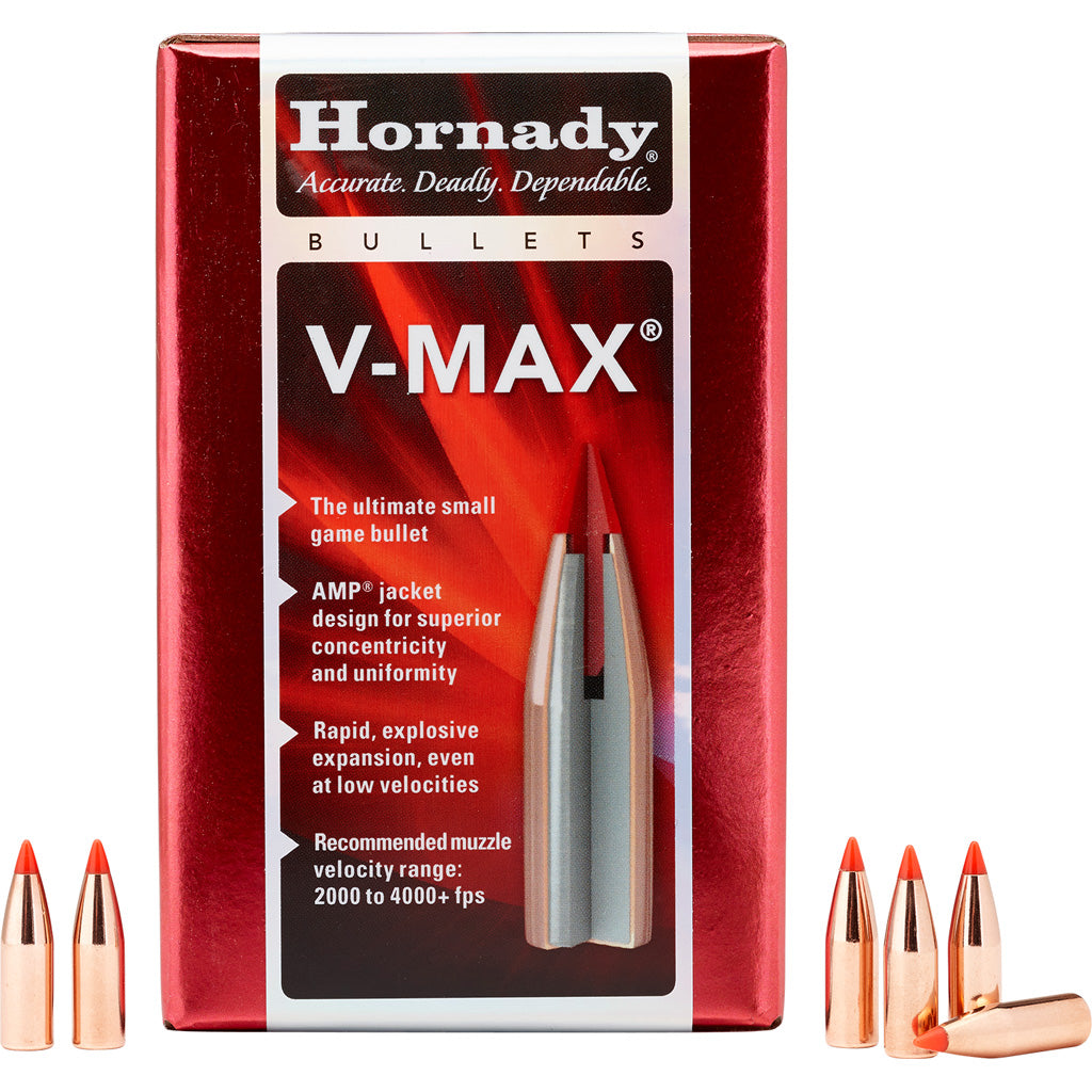 Hornady V-max Bullets 6mm .243 75 Gr. V-max 100 Box