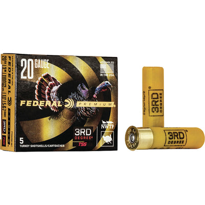 Federal Premium Turkey Third Degree Shotgun Ammo 20 Ga. 3 In. 1 7/16 Oz. 5,6,7 Shot 5 Rd.