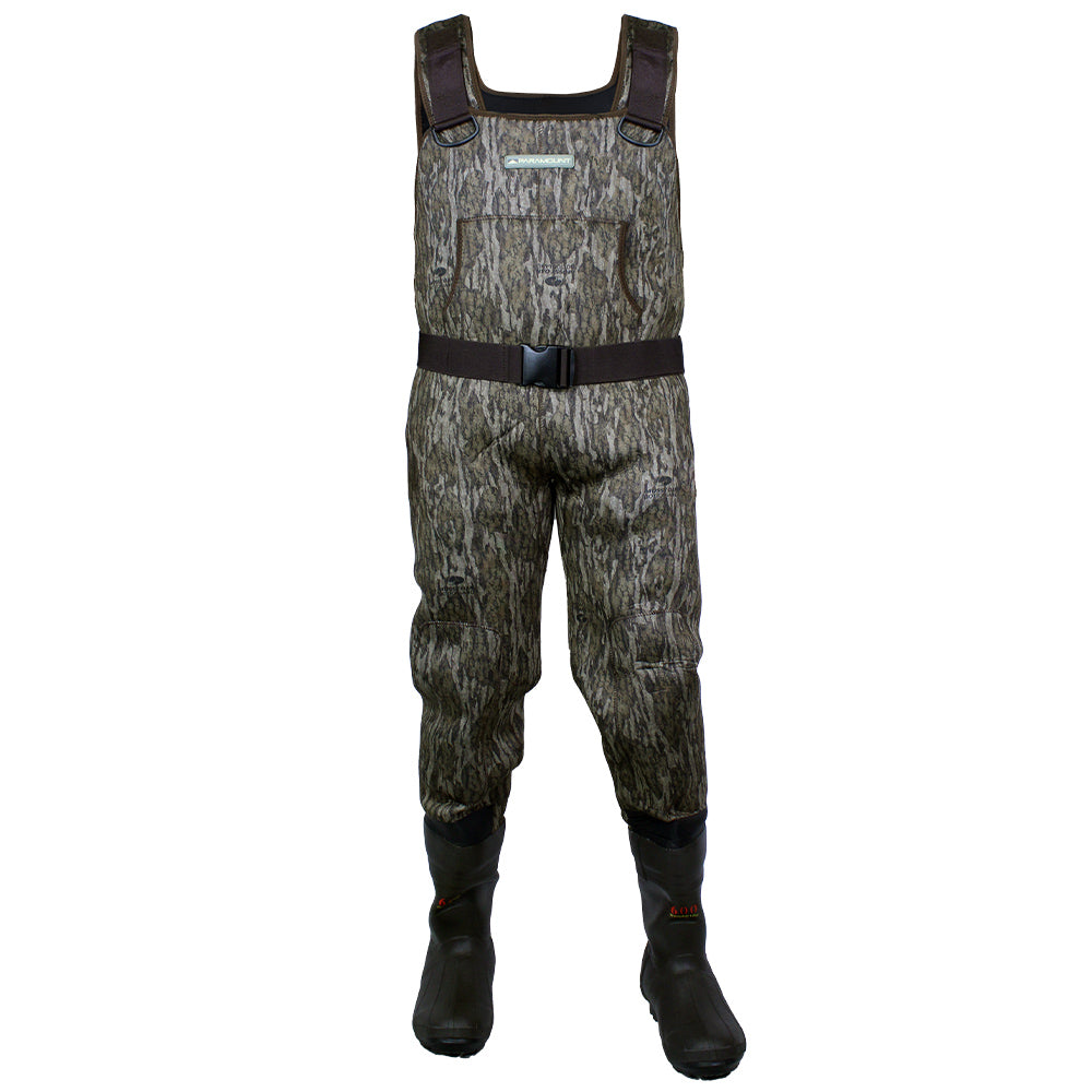 Paramount Outdoors BAYOU 3.5mm Neoprene Camo Chest Wader 600g Boots