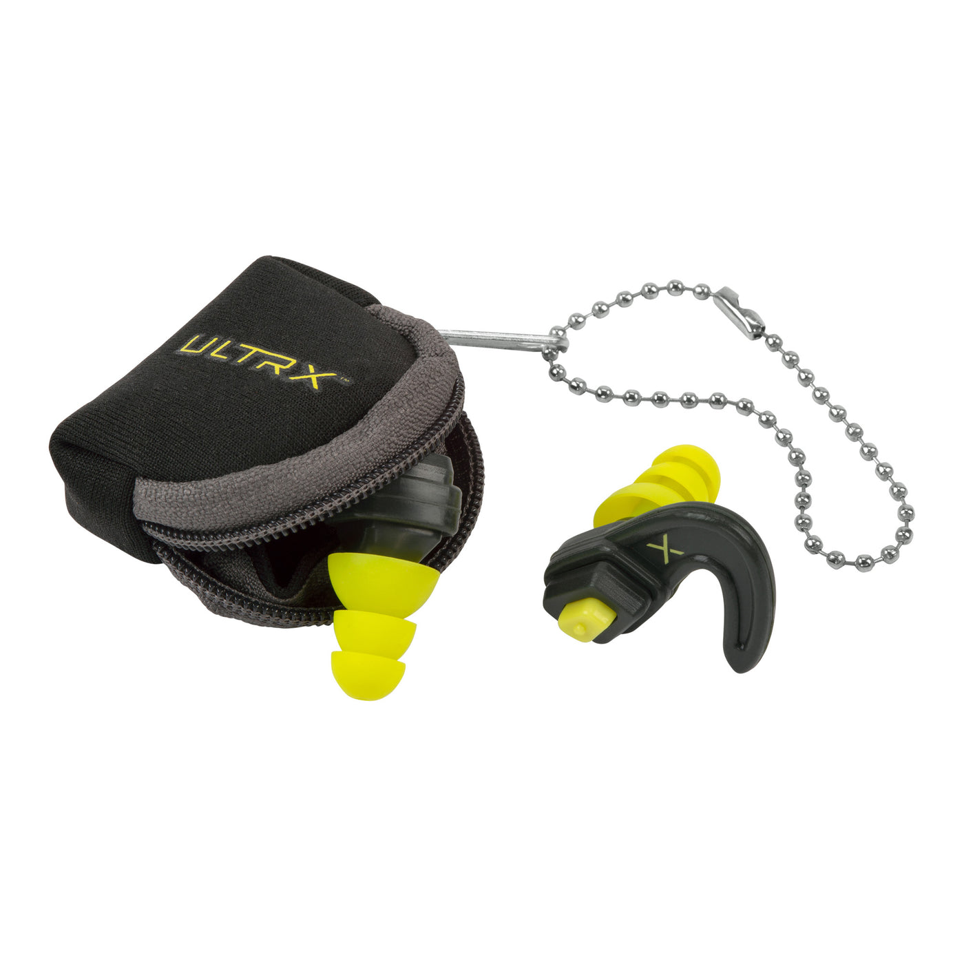 Ultrx Shift Adjustable - Protection Ear Plugs Grey/yell