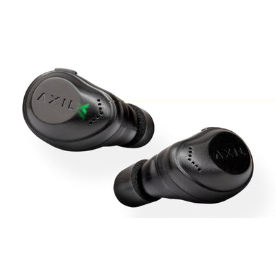 Axil Xcor Wireless Tactical Earbuds W/ Touch Controls & Bluetooth Black