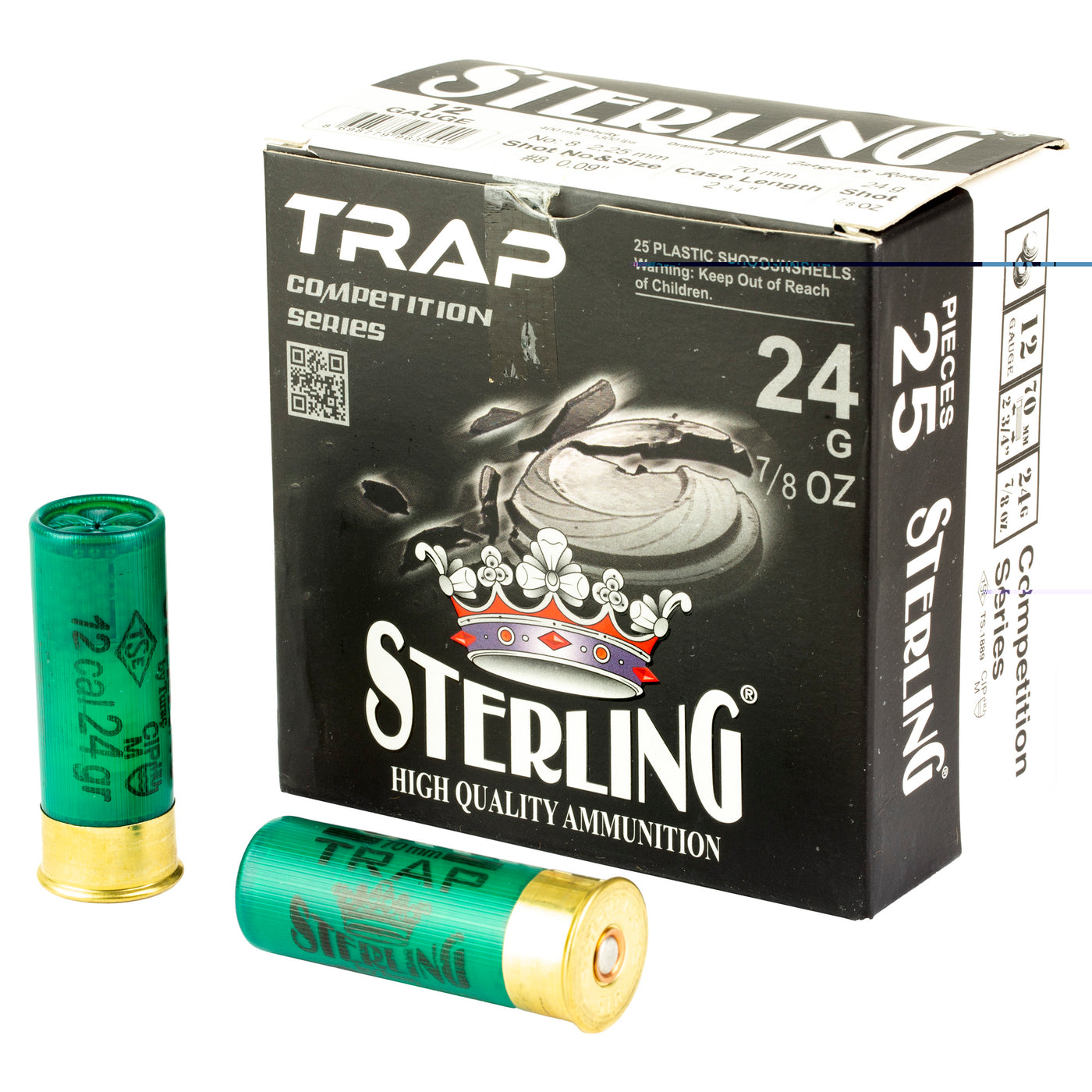 Sterling Comp 12ga 2.75" #8 25/250