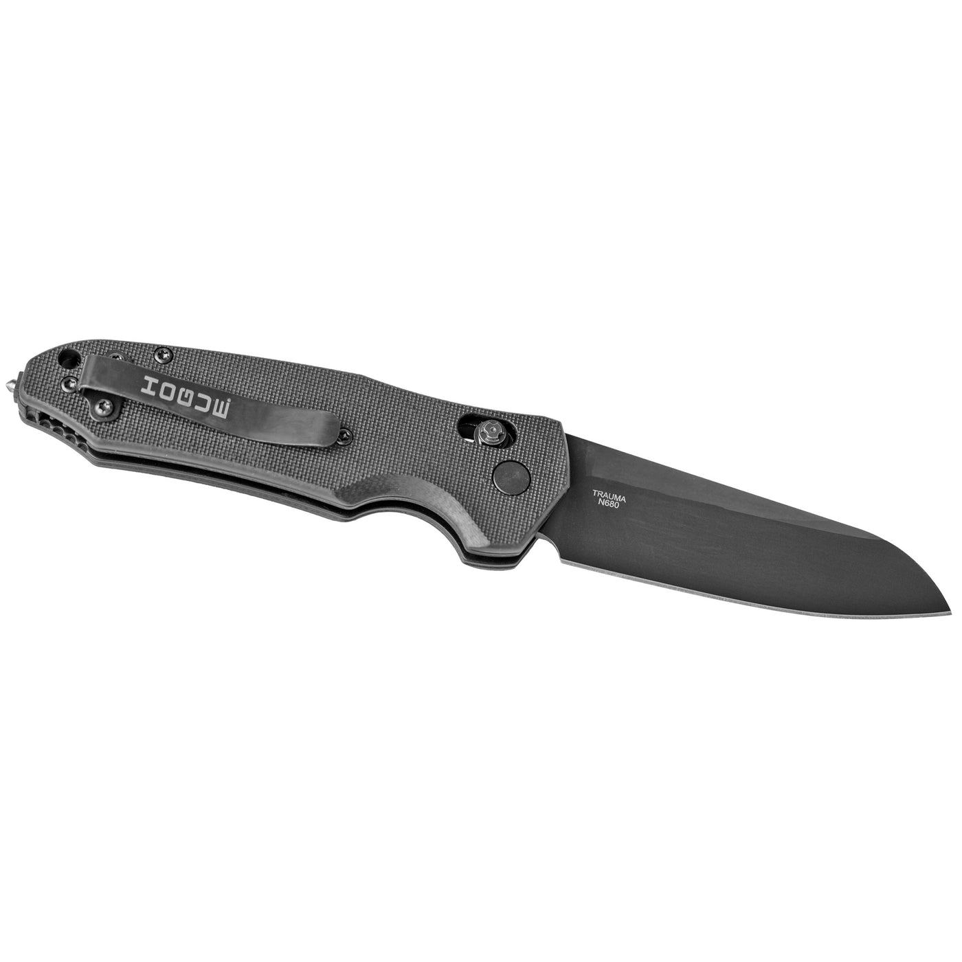 Hogue Trauma 3.5in 1st Resp Folder Sheepfoot Blk Fin G10 Blk