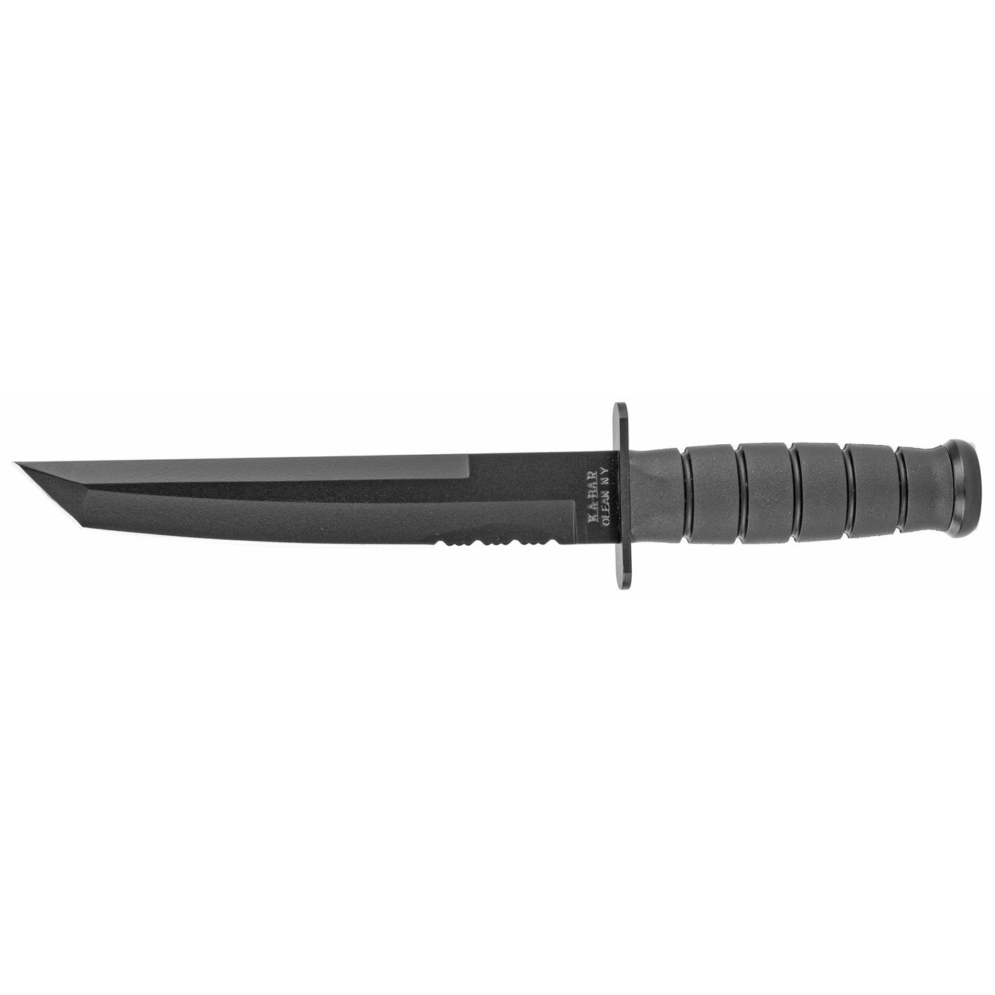 Ka-bar Tanto Knife - 8" W/plastic Sheath Black