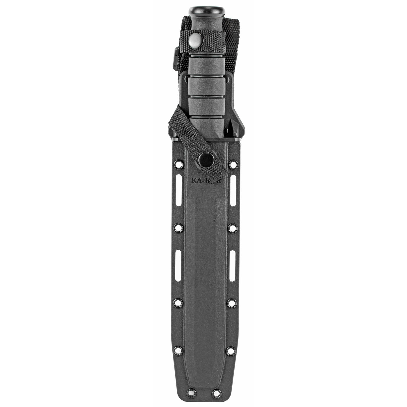 Ka-bar Tanto Knife - 8" W/plastic Sheath Black