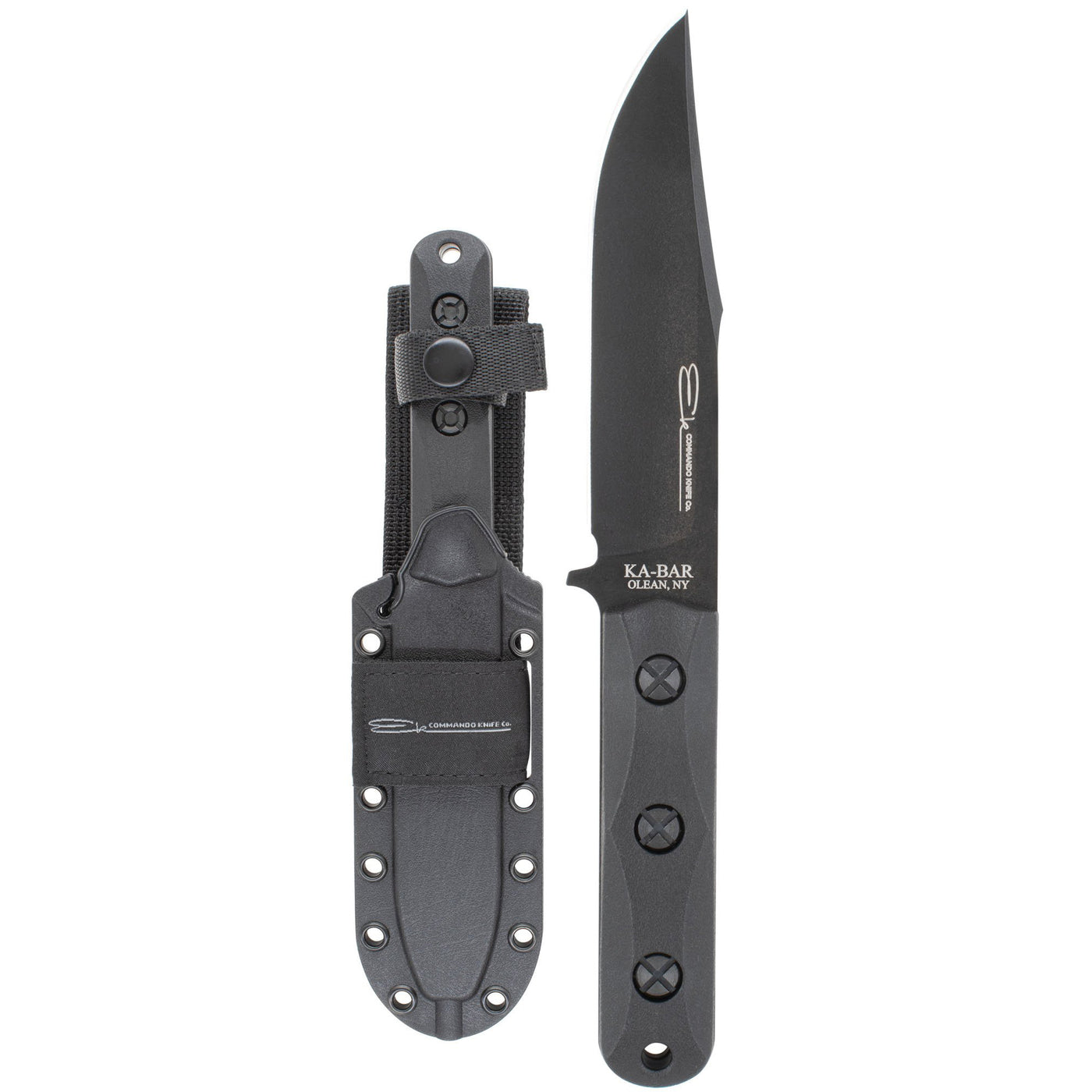 Ka-Bar EK Short Clip Point 5.0625 in Fixed Blade