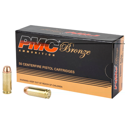 Pmc Bronze Pistol Ammo 10mm Auto Fmjtc 200 Gr. 50 Rd.