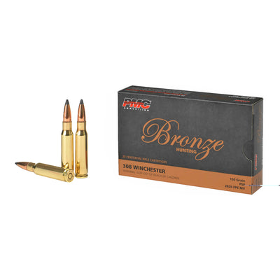 Pmc Bronze Rifle Ammo 308 Win. Psp 150 Gr. 20 Rd.