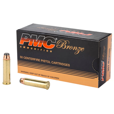 Pmc Bronze Pistol Ammo 357 Mag Jsp 158 Gr. 50 Rd.