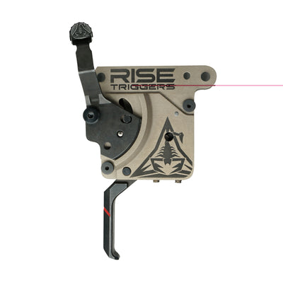 Rise Trigger Reliant Pro Rem - 700 1-3lb Pull Flat Fde/black