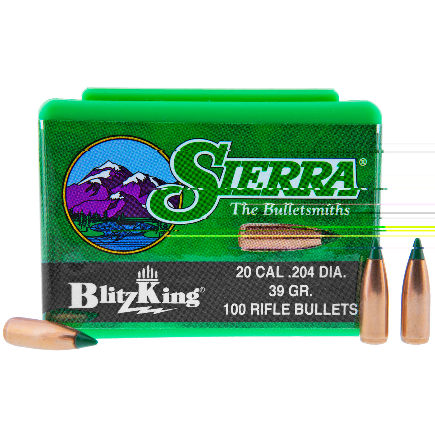 Sierra Bullets .20 Cal .204 - 39gr Blitzking 100ct