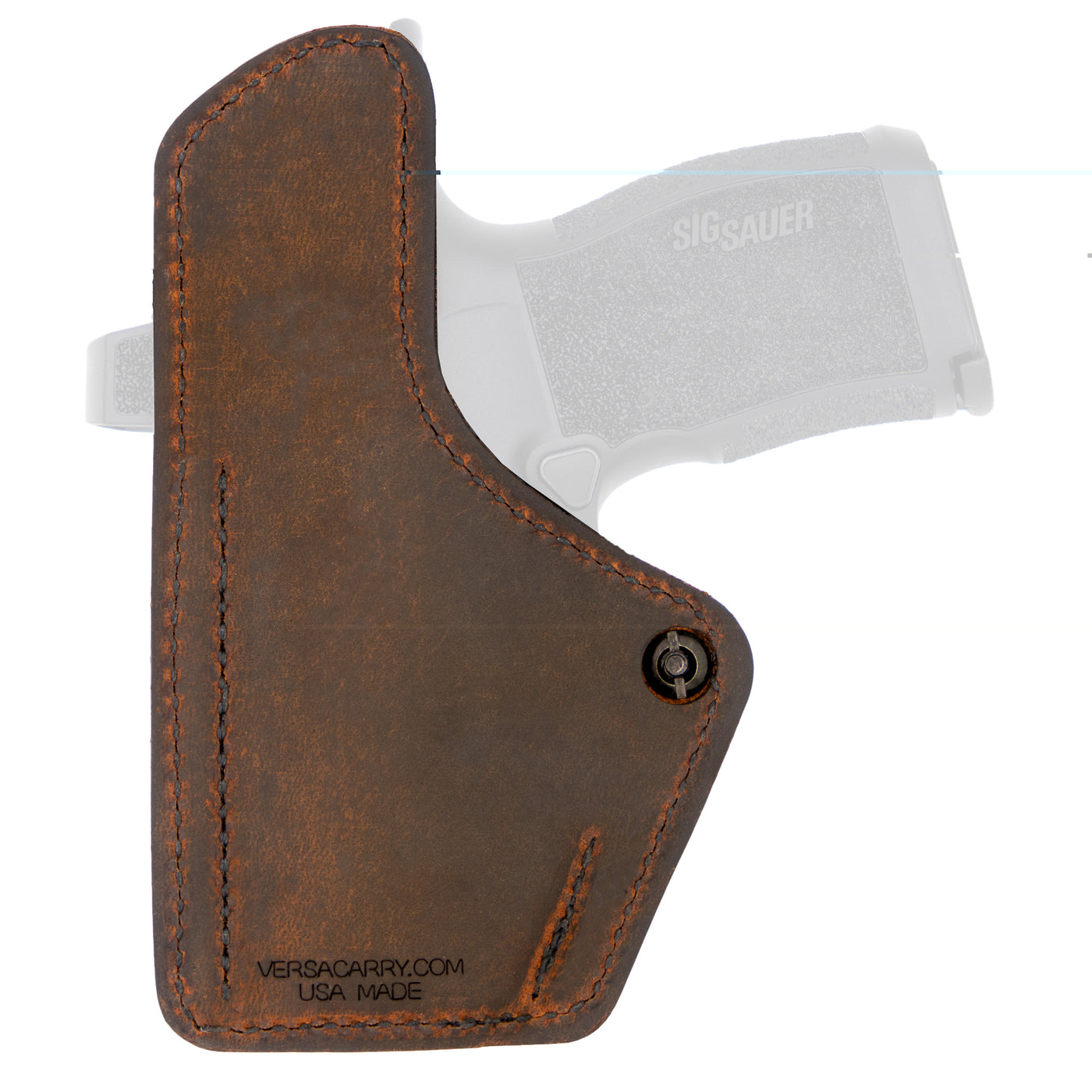 Versacarry Compound Custom Iwb - Holster Poly Sw Shield Ez Brn