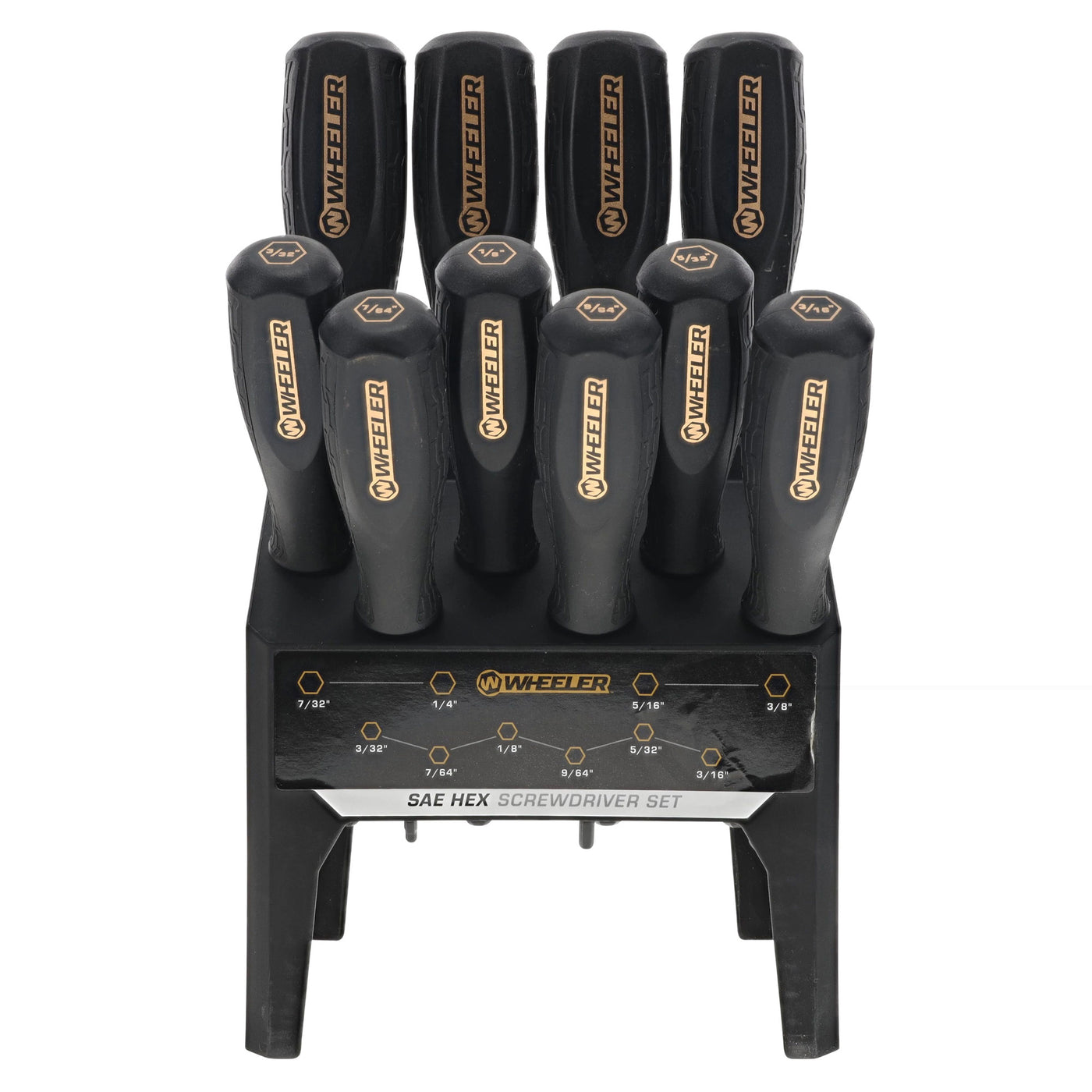 Wheeler Benchtop Screwdriver Set Sae Hex 10 Pc.