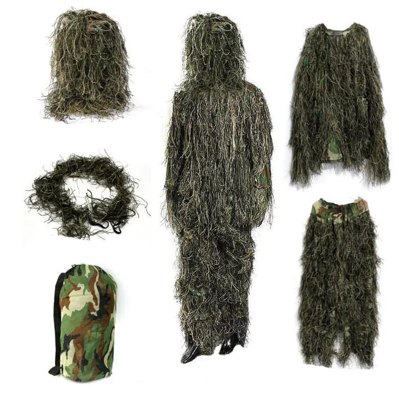 5-Piece Camouflage Ghillie Suit