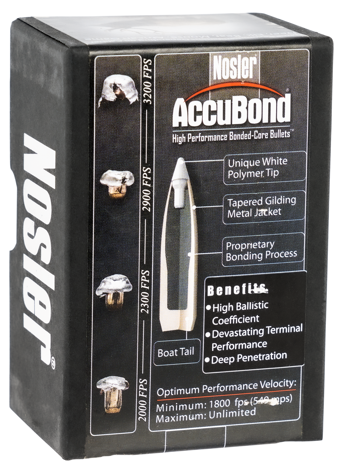 Nosler Accubond Bullets 7mm 150 Gr. Spitzer Point 50 Pk.