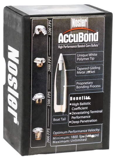 Nosler Accubond Bullets 7mm 150 Gr. Spitzer Point 50 Pk.