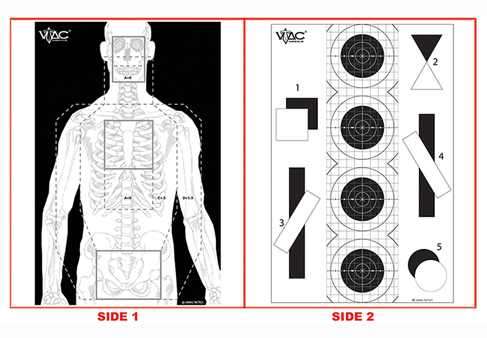 Action Tgt 2 Sided By V-tac 100pk