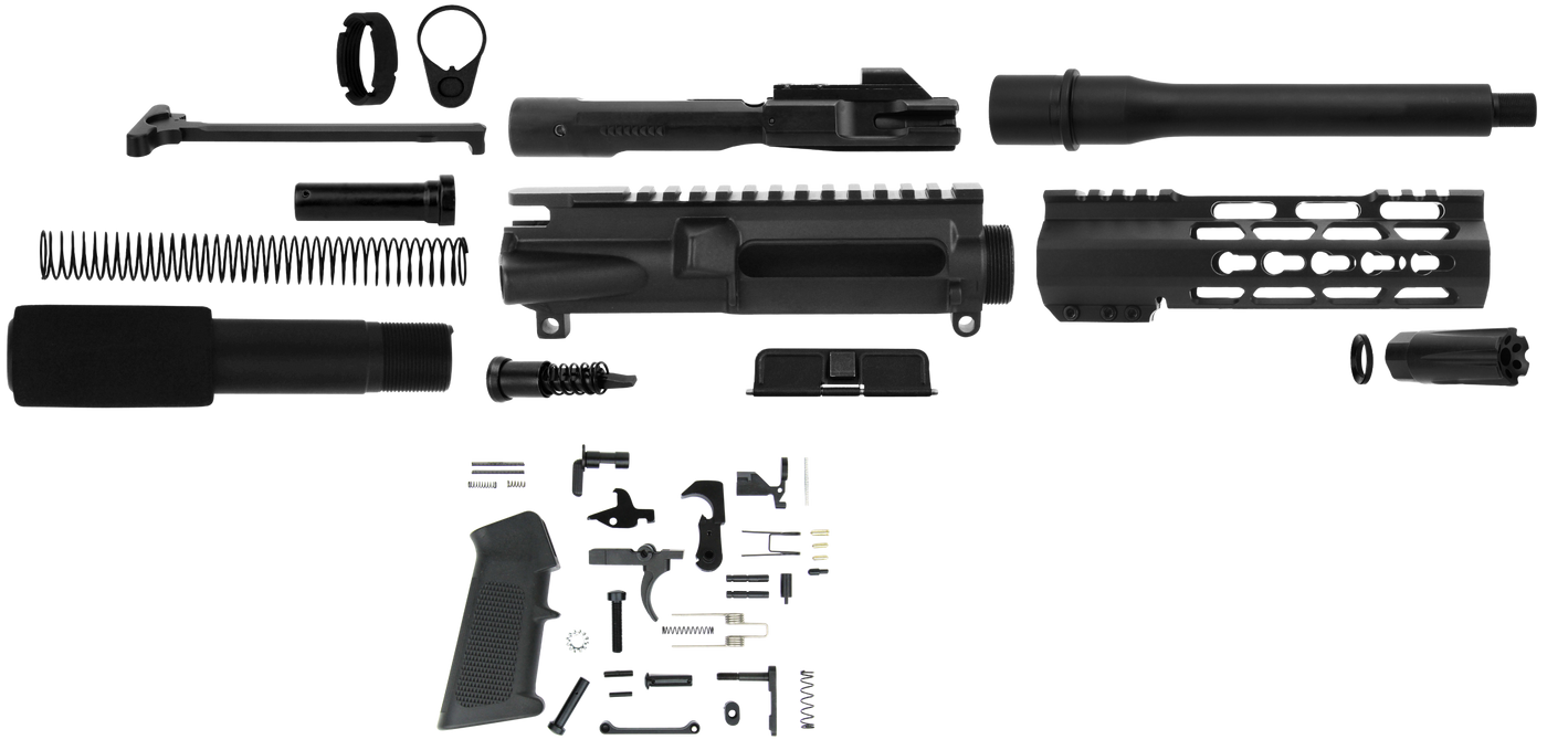 Tacfire Ar Build Kit, Tacfire Ss-pk9mm-lpk-7-k Keymod 9mm  Pst Build Kit