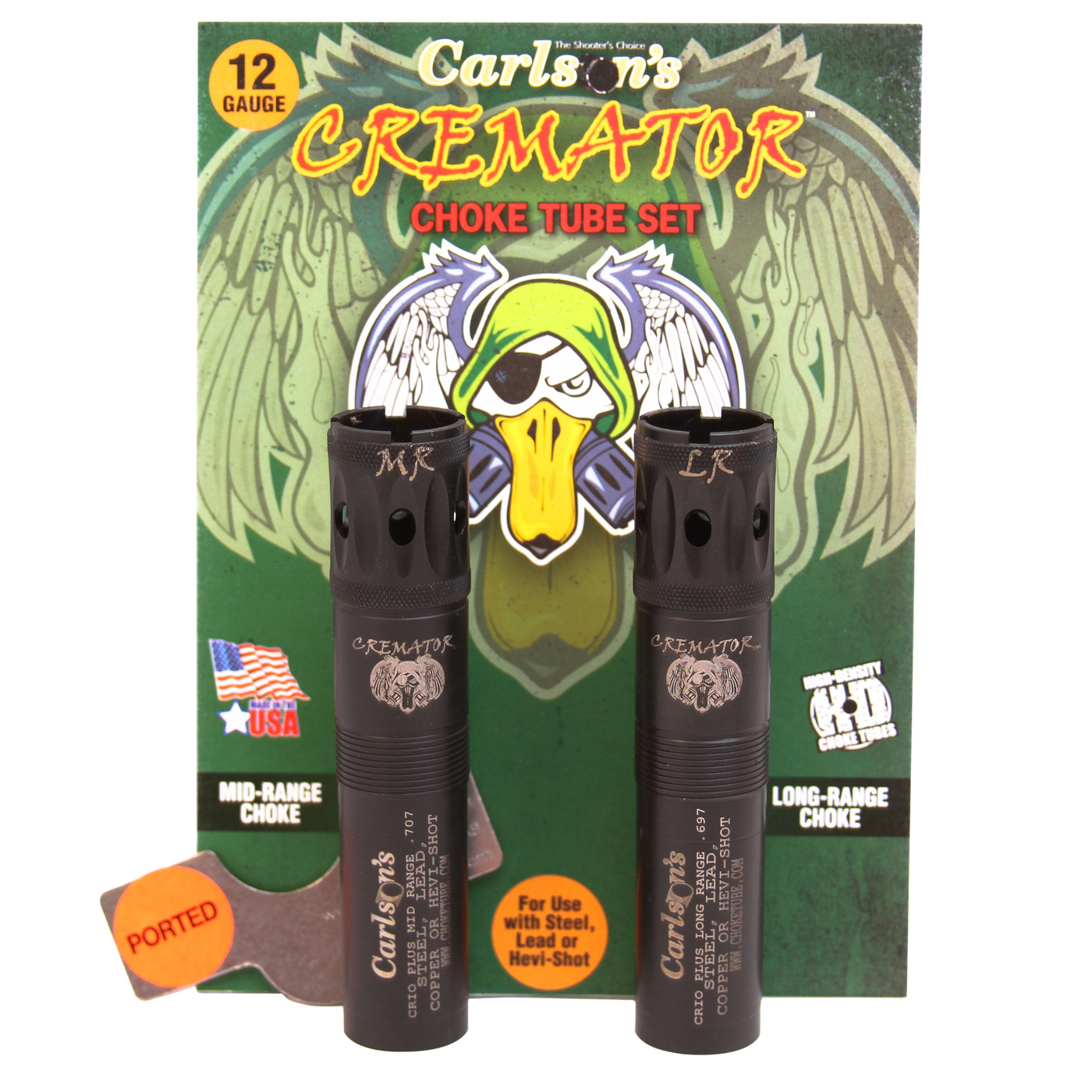 Carlsons Cremator Ported Choke 12 Ga. Benelli Crio/ Crio Plus Mr, Lr 2 Pk.