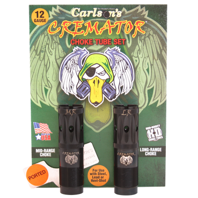 Carlsons Cremator Ported Choke 12 Ga. Winchester Mr, Lr 2 Pk.