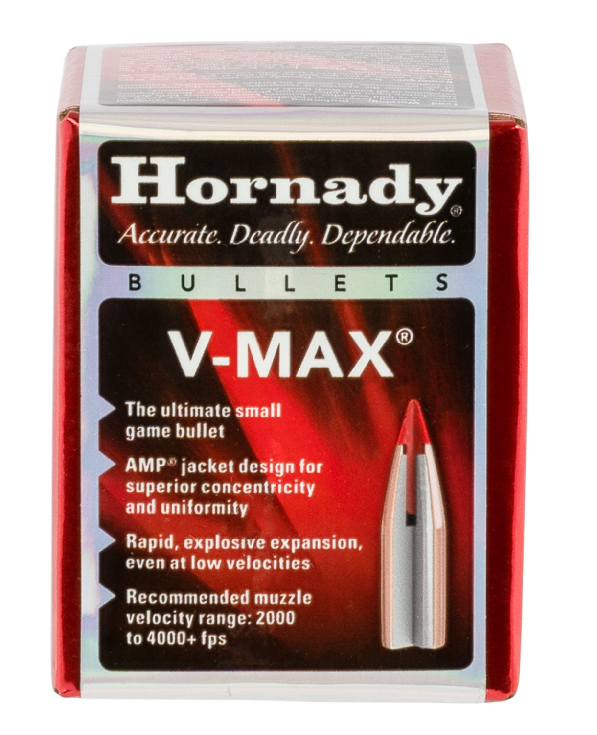 Hornady Bullets 5.45 Cal .2215 - 60gr V-max 100ct 40bx/cs