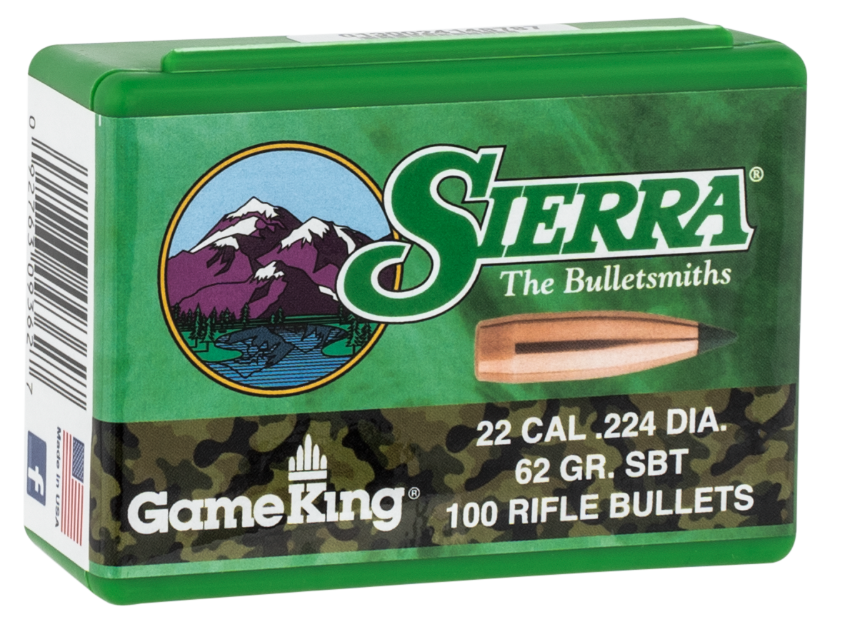 Sierra Gameking, Sierra 9362  Bull .224   62 Sbt Gameking   100