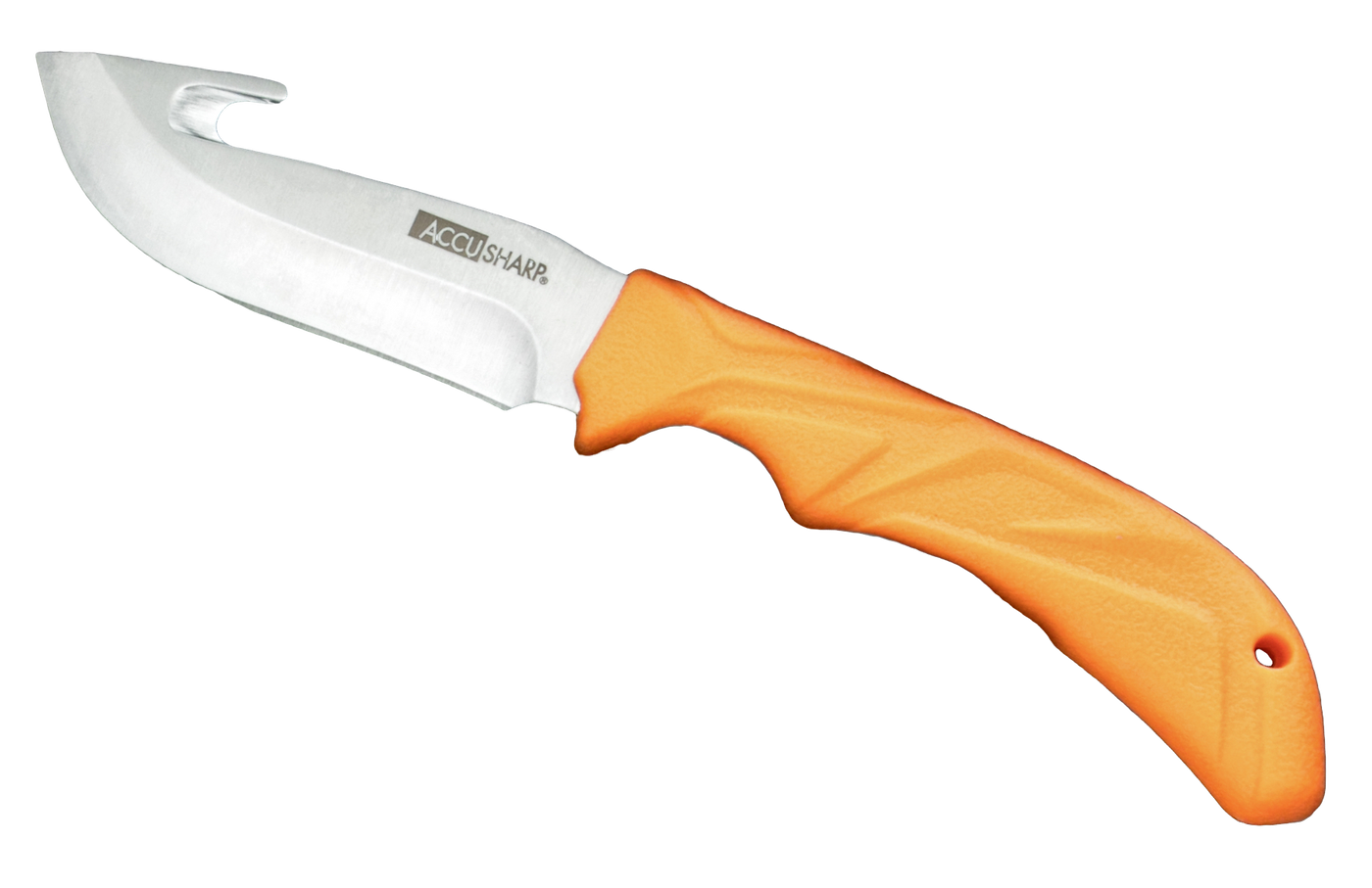 Accusharp Gut-hook Knife 3.5" - Blade Non Slip Grip