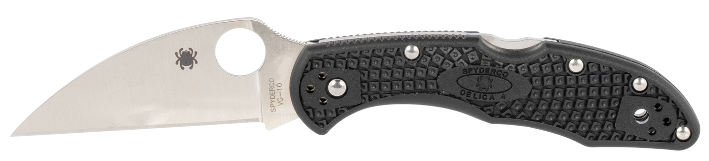 Spyderco Delica 4, Spy C11fpwcbk      Delica 4 Wharnclf Pln  2.87 Blk