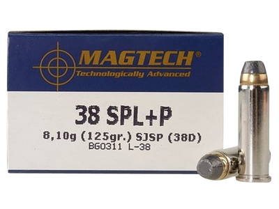 Magtech 38 Spl+p 125sjsp Flat 50/